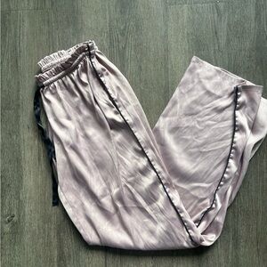Victoria's Secret Light Pink Satin Pajama Pants
